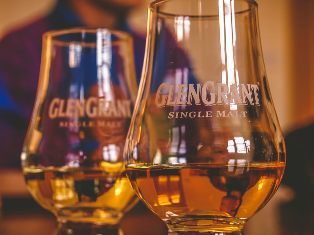 Glas Whisky Glengrant