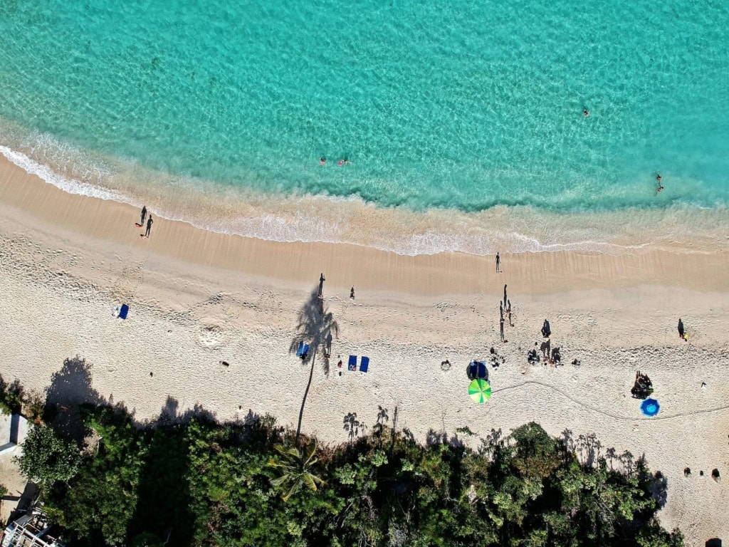 Drohnenaufnahme Strand British Virgin Islands