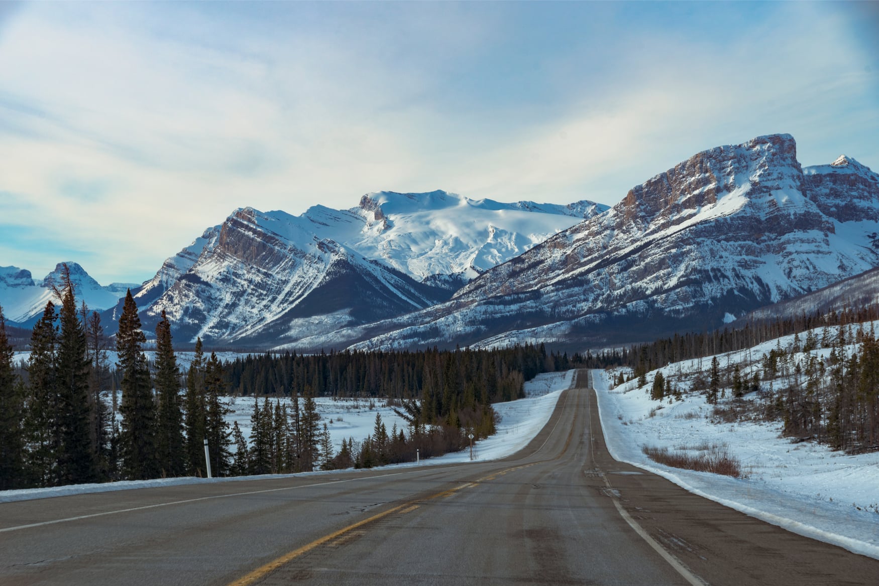 Icefields Parkway Panoramastraße in Alberta