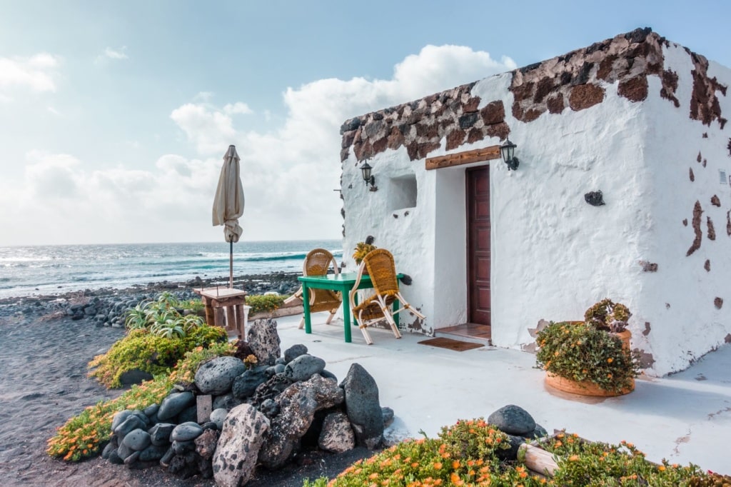 Typisches Haus auf Lanzarote