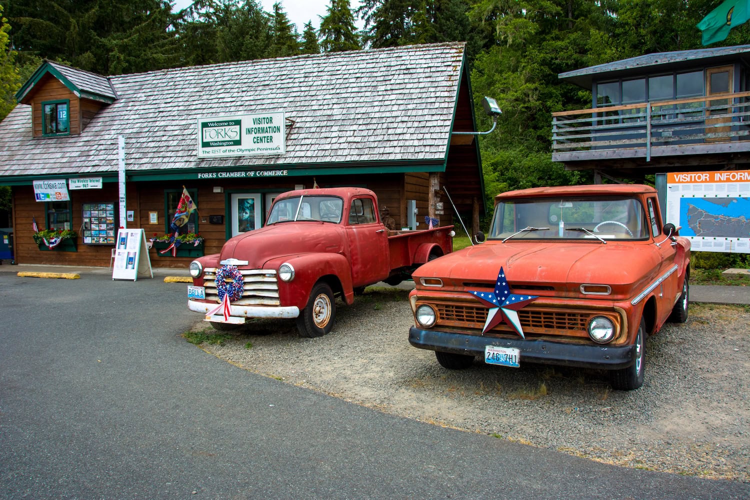 der Chevrolet von Bella Swan am Drehort von Twilight in Fork