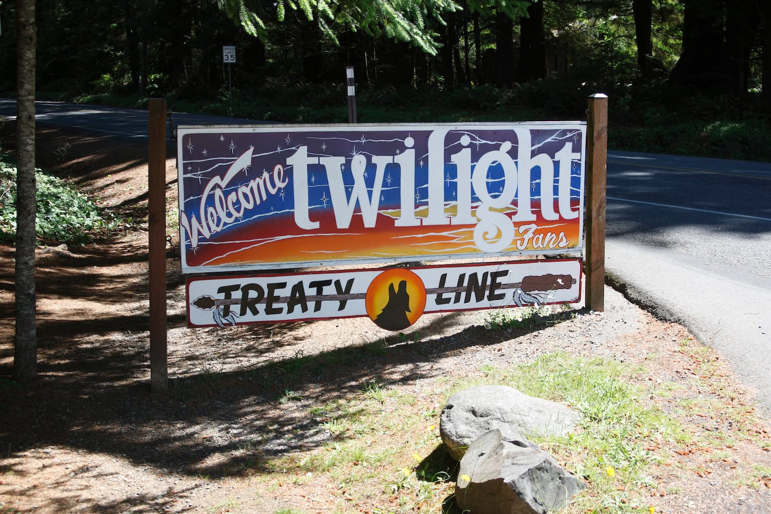 Schild zu Twilight