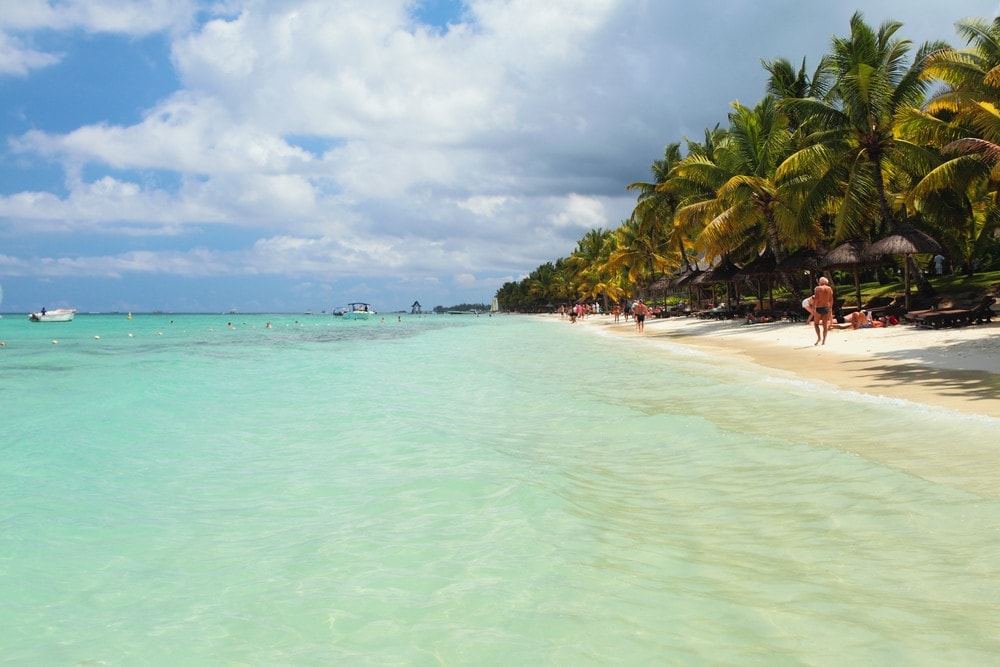 Beach Trou aux Biches, Mauritius