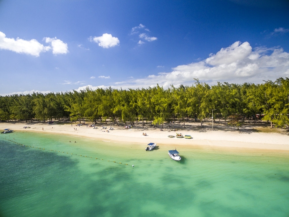 Mont-Choisy-Strand auf Mauritius