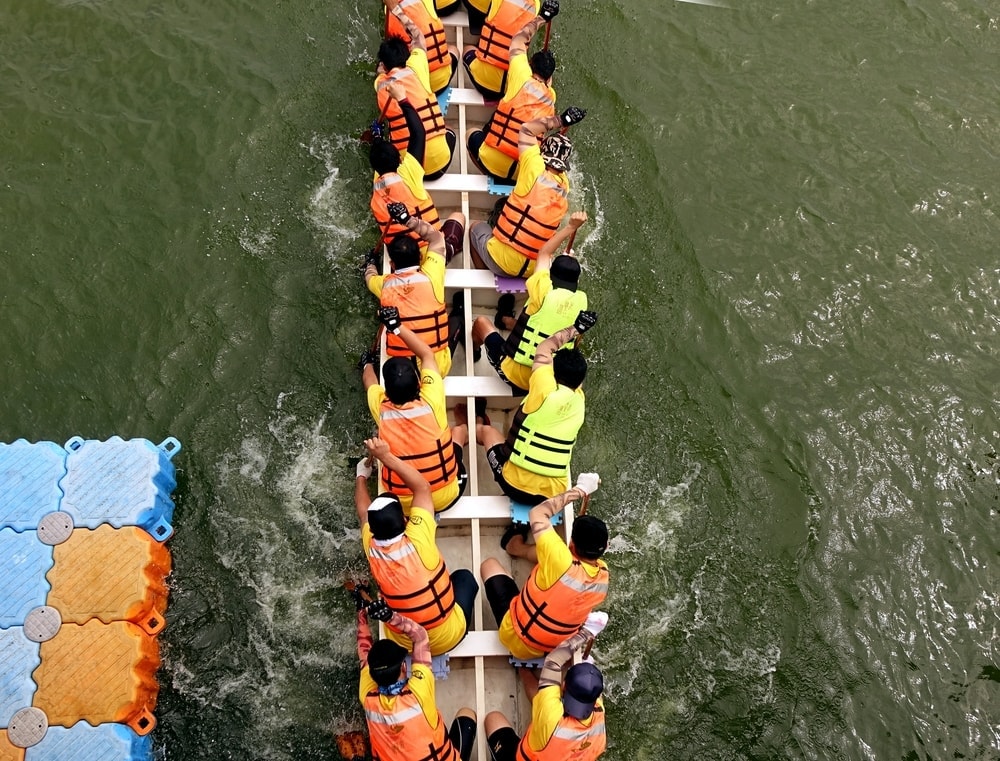 drachenbootrennen in Taiwan