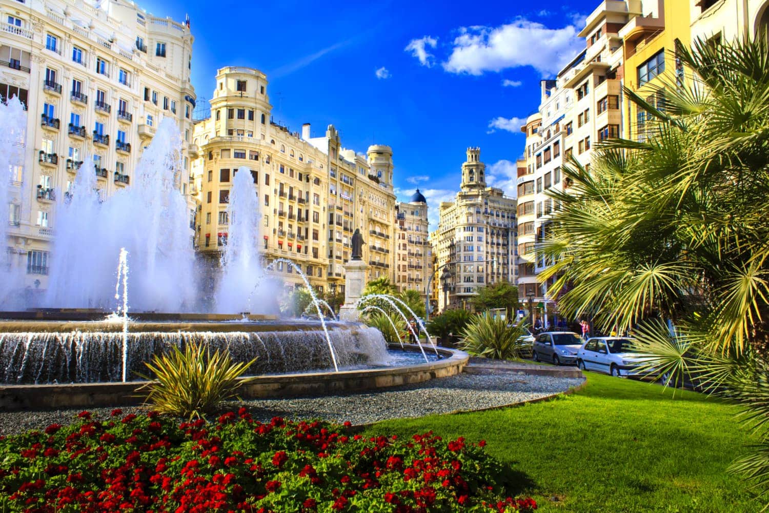 Plaza del Ayuntamiento in Valencia