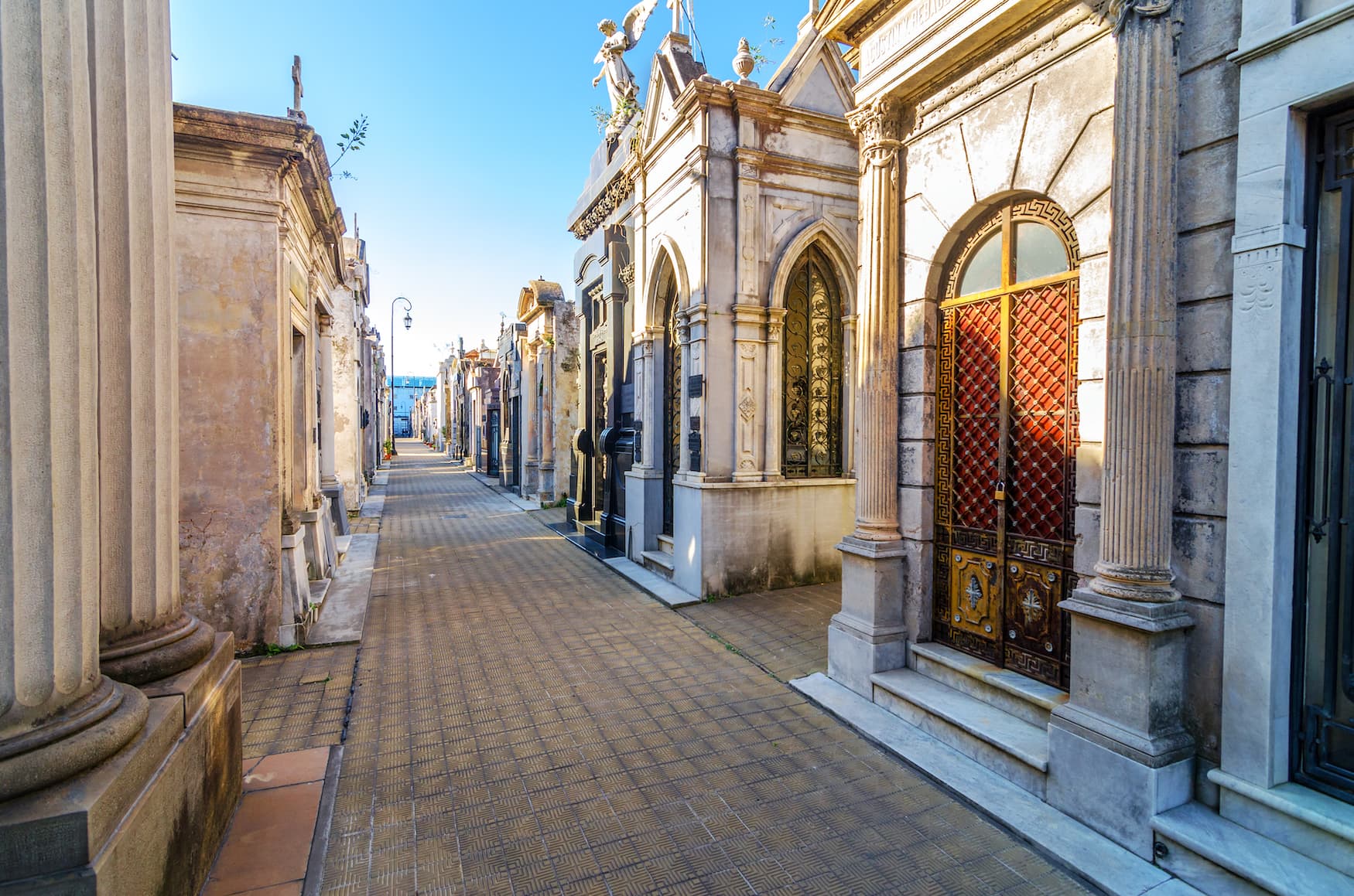 Gräber auf Friedhof in Buenos Aires, Argentinien
