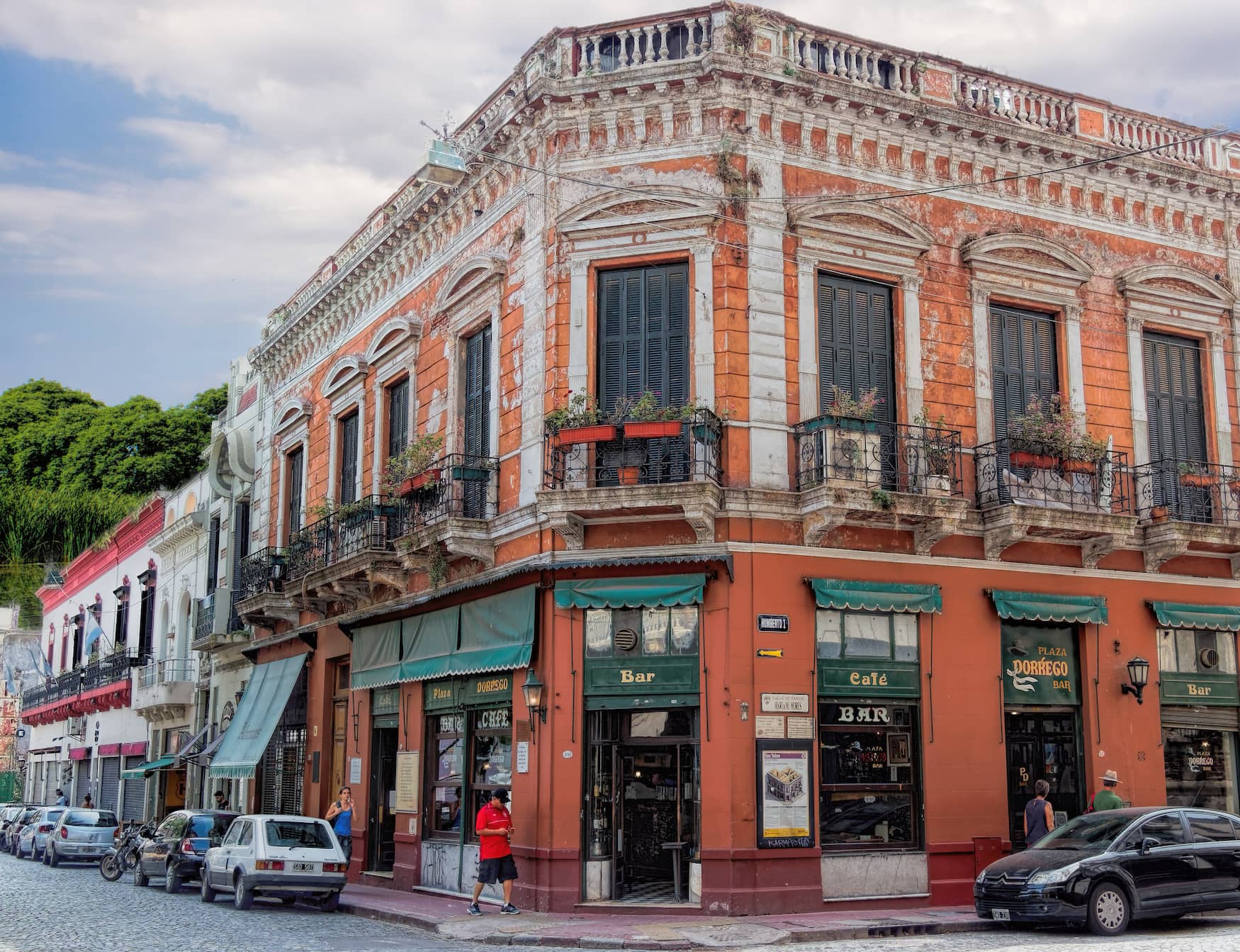 Café in den Straßen von Buenos Aires, Argentinien