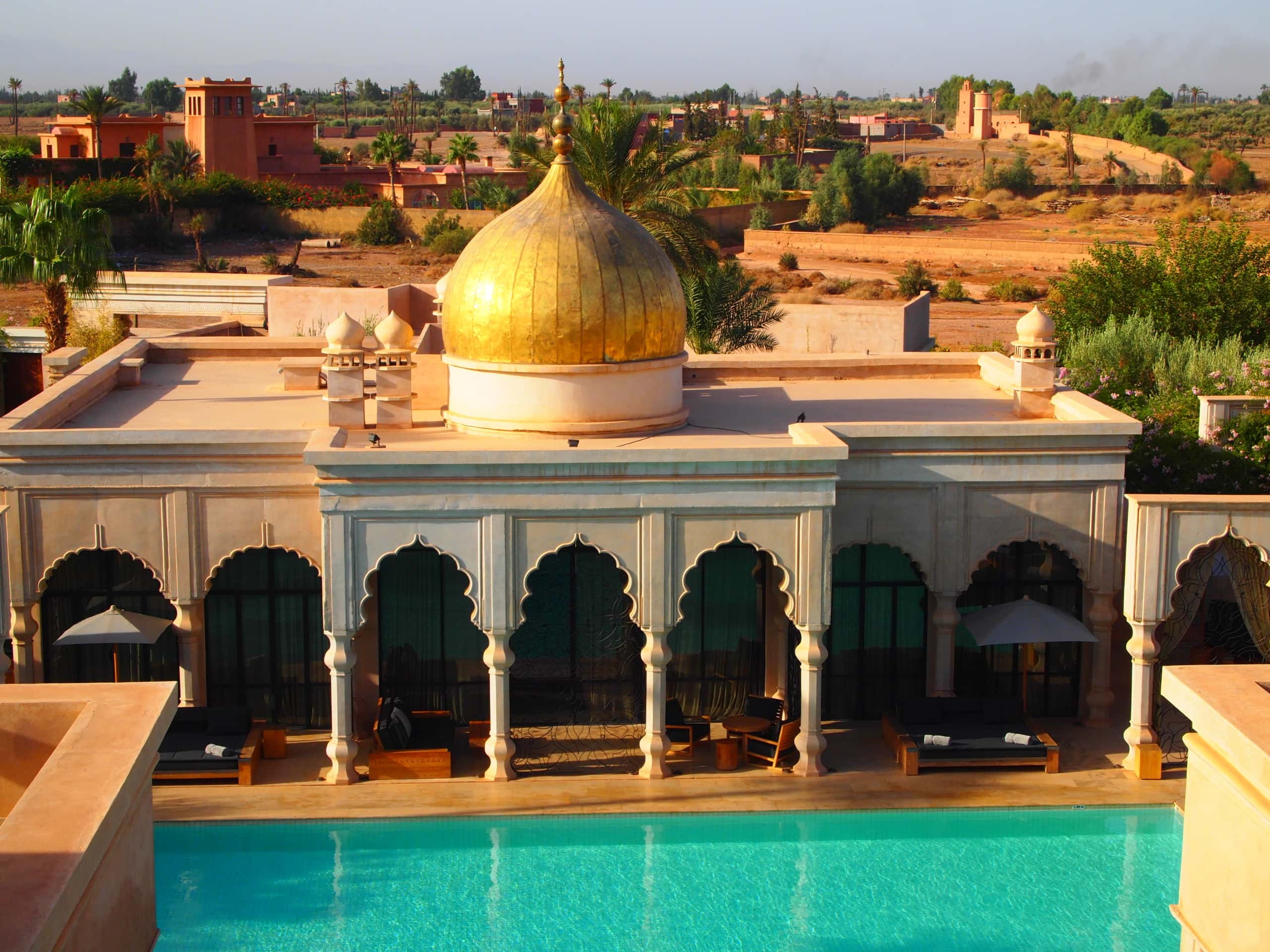 Palais Namaskar in Marrakech mit goldener Kuppel