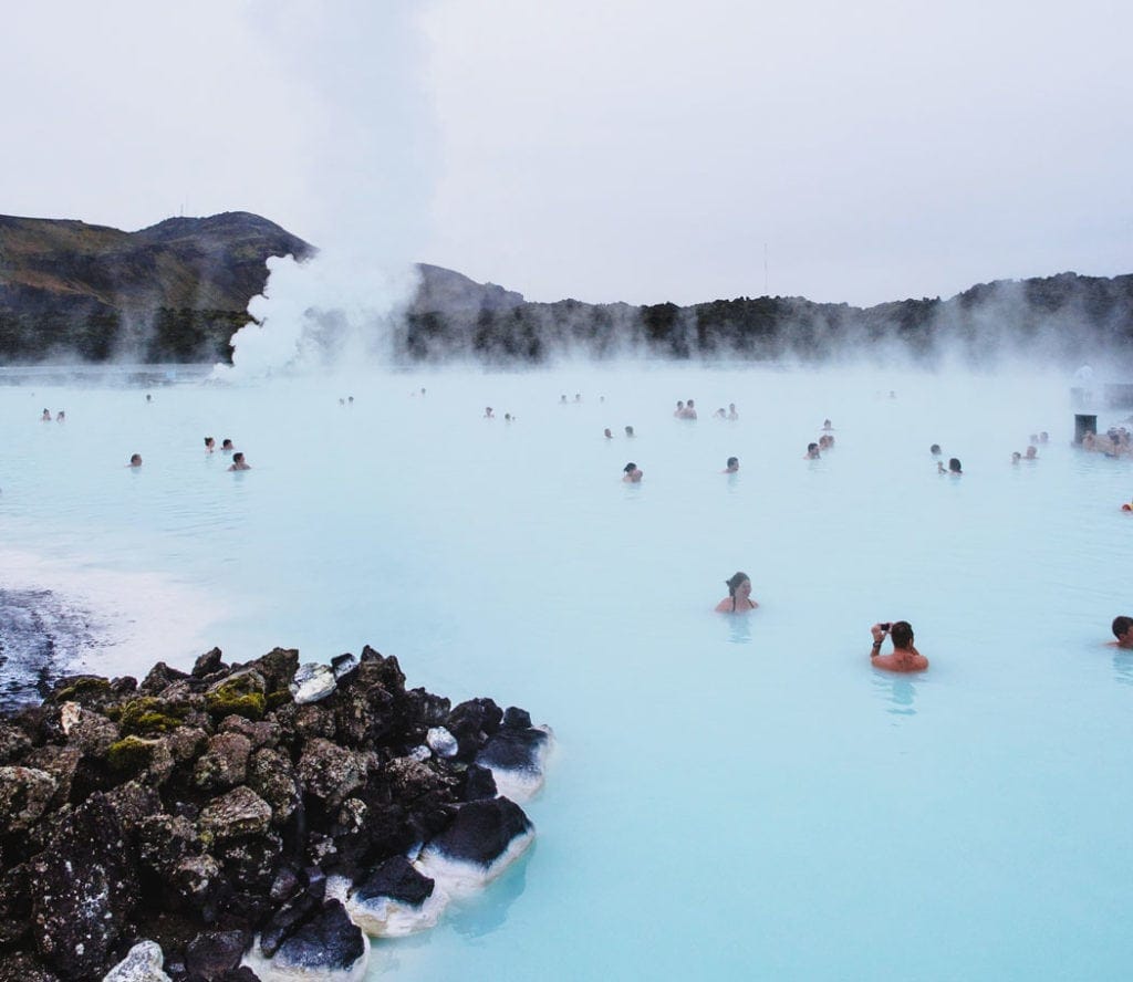 Die Blaue Lagune auf Island