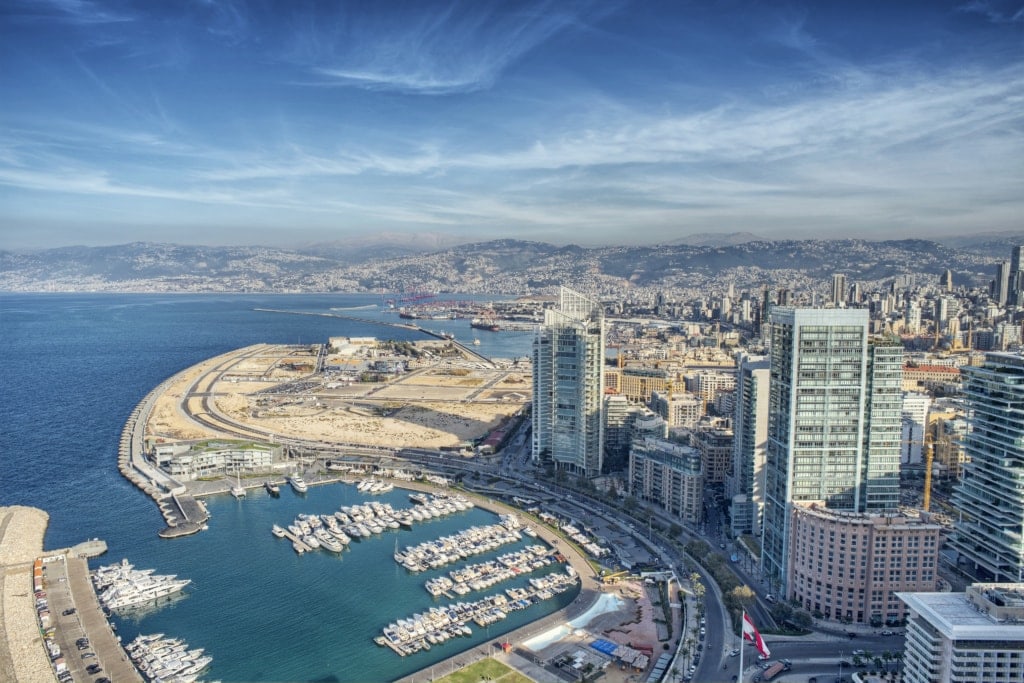 Skyline von Beirut