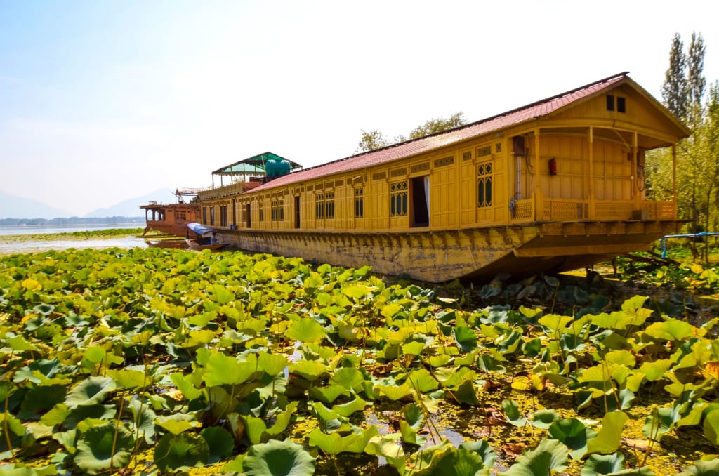 Hausboot in Kaschmir, Indien