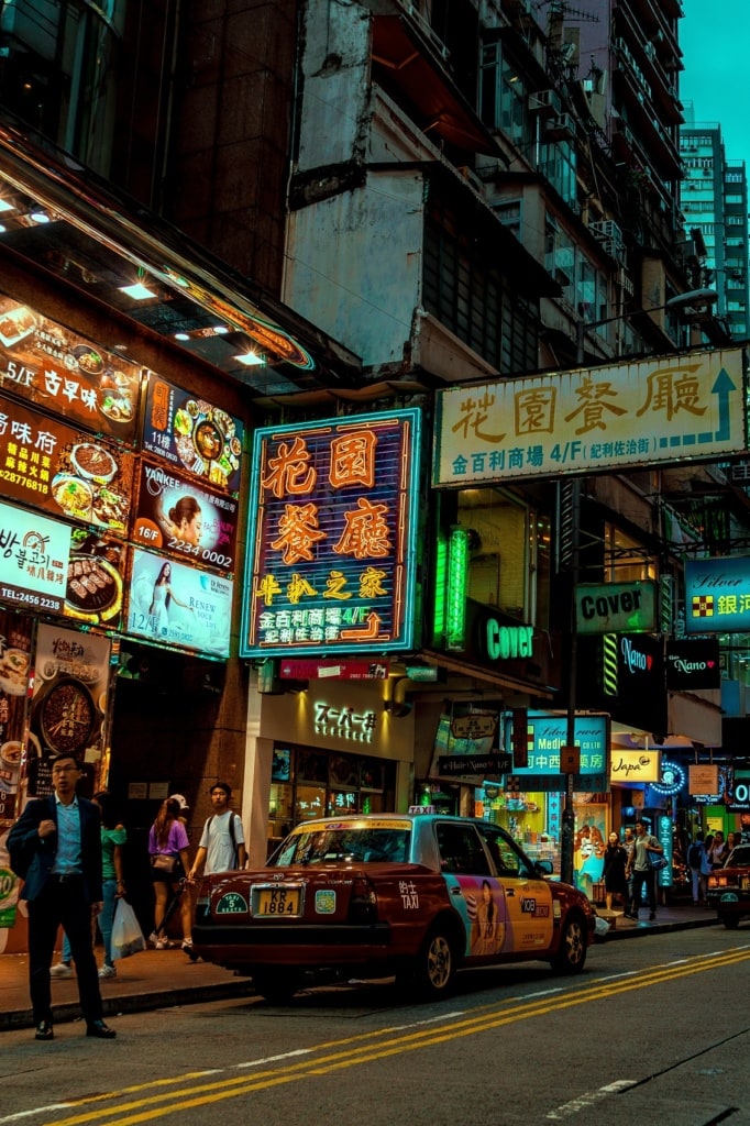 Nachts erwacht in der chinesischen Metropole das Leben! 