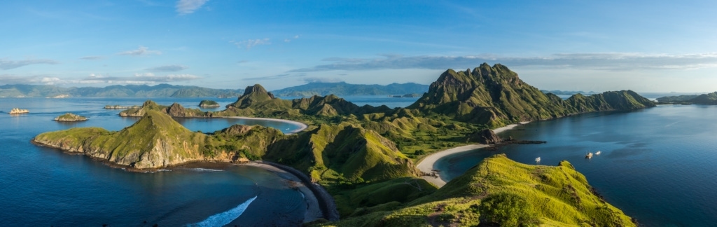 Padar Island in Indonesien