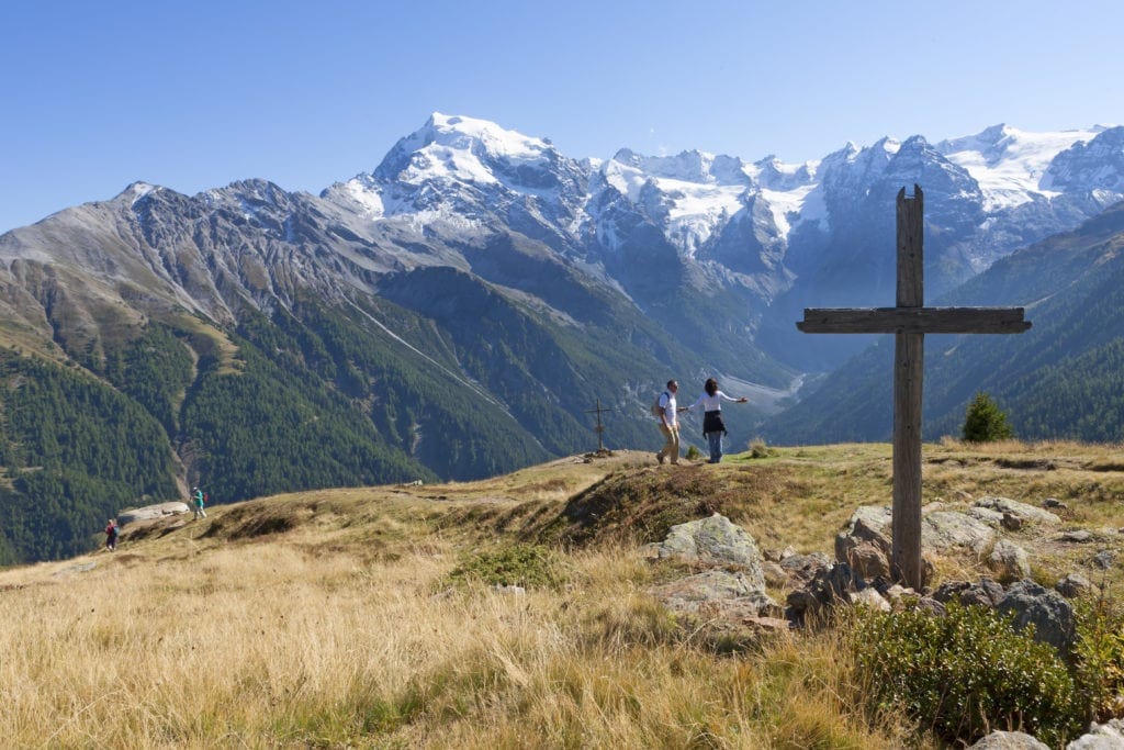 Wanderrouten im Vinschgau: oberhalb der Furkelhütte