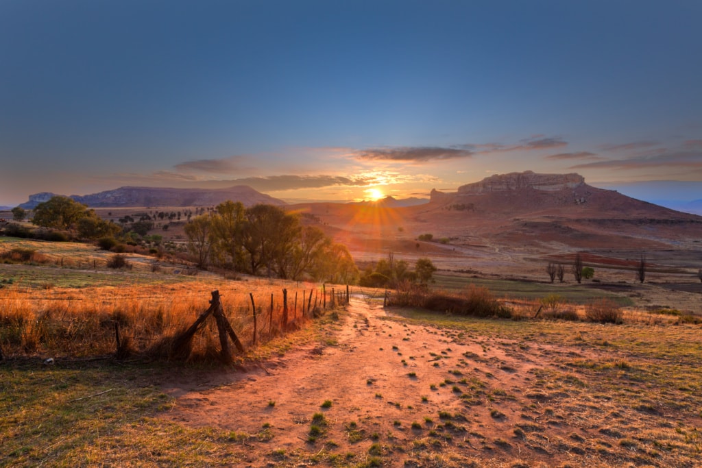 Landschaft im Free State Park