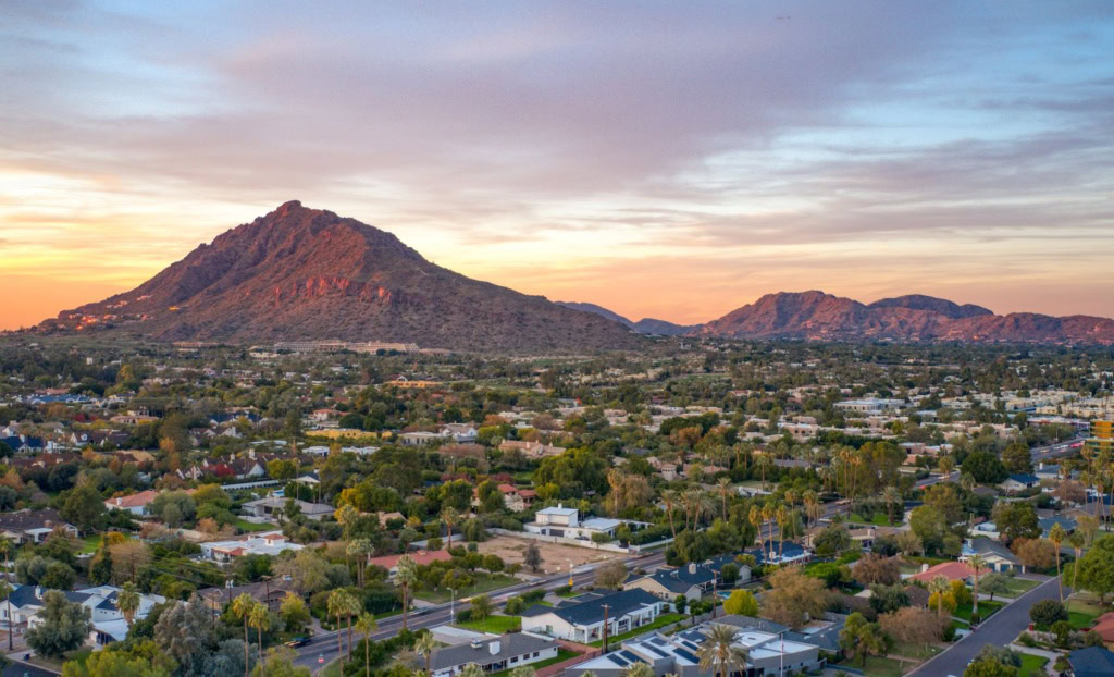 Panoramablick auf Scottsdale