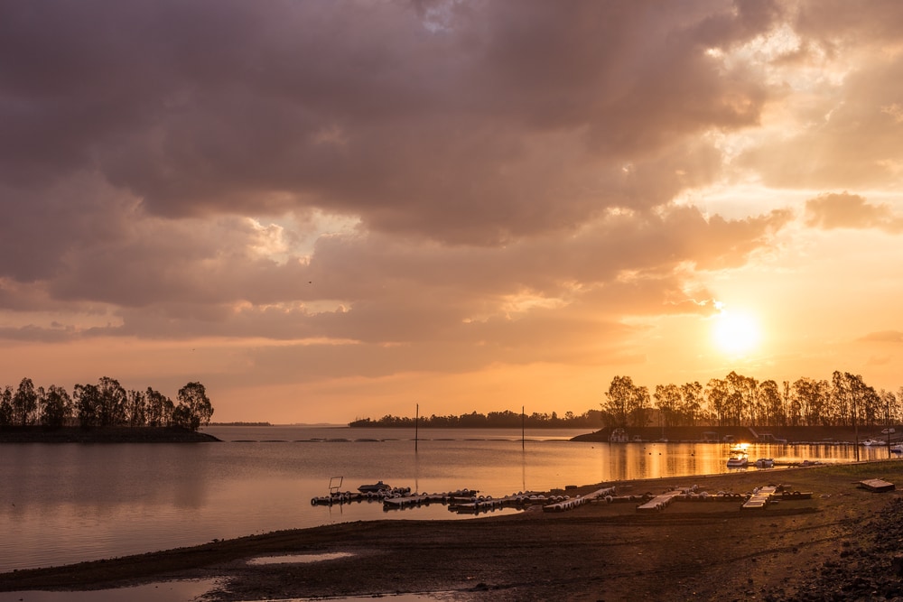 Stausee Vaal Dam im Free State