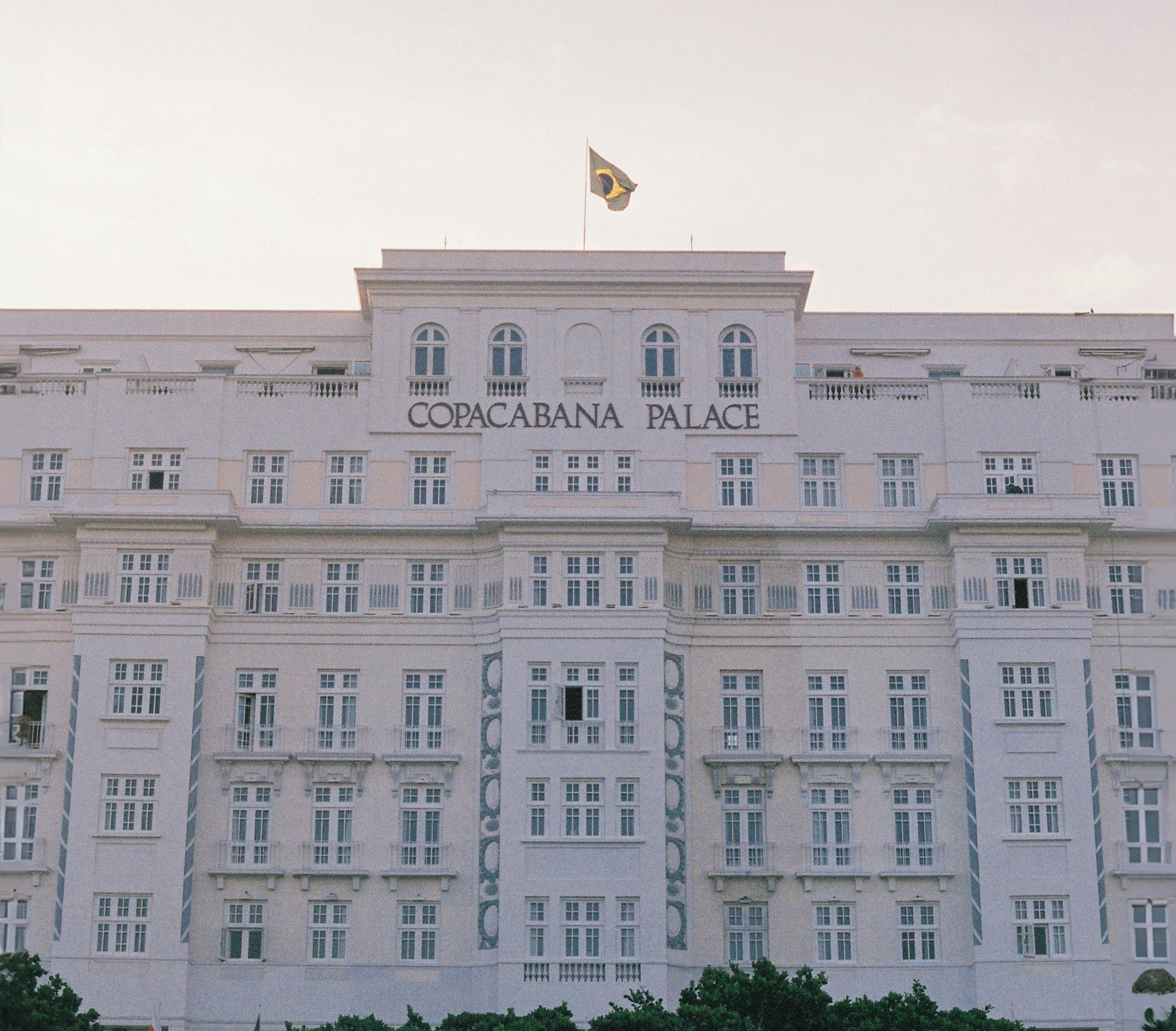 Fassade Copacabana Palace in Rio de Janeiro