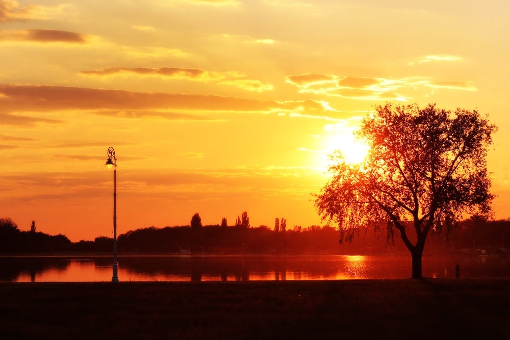 Palic-See in Subotica, Serbien