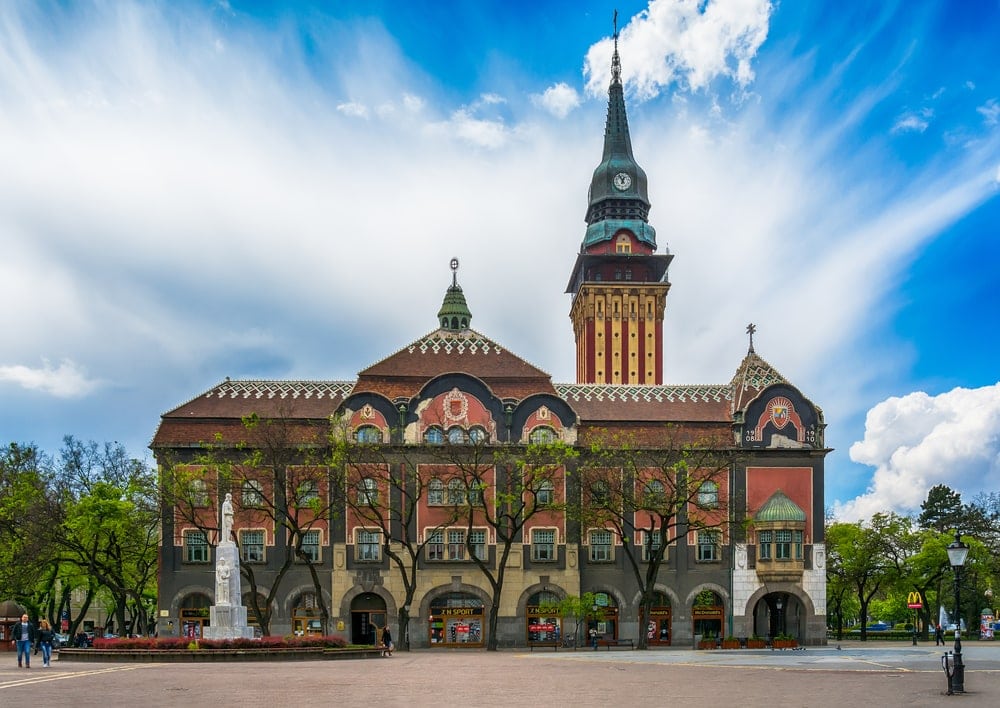 Rathaus von Subotica in Serbien
