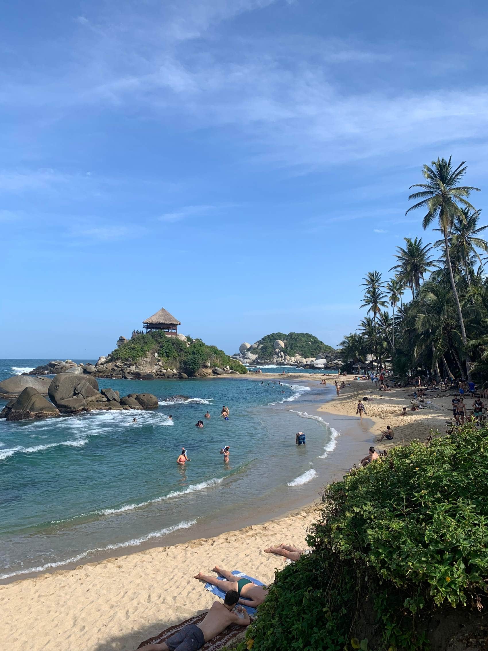 Strand in Taganga, Kolumbien 