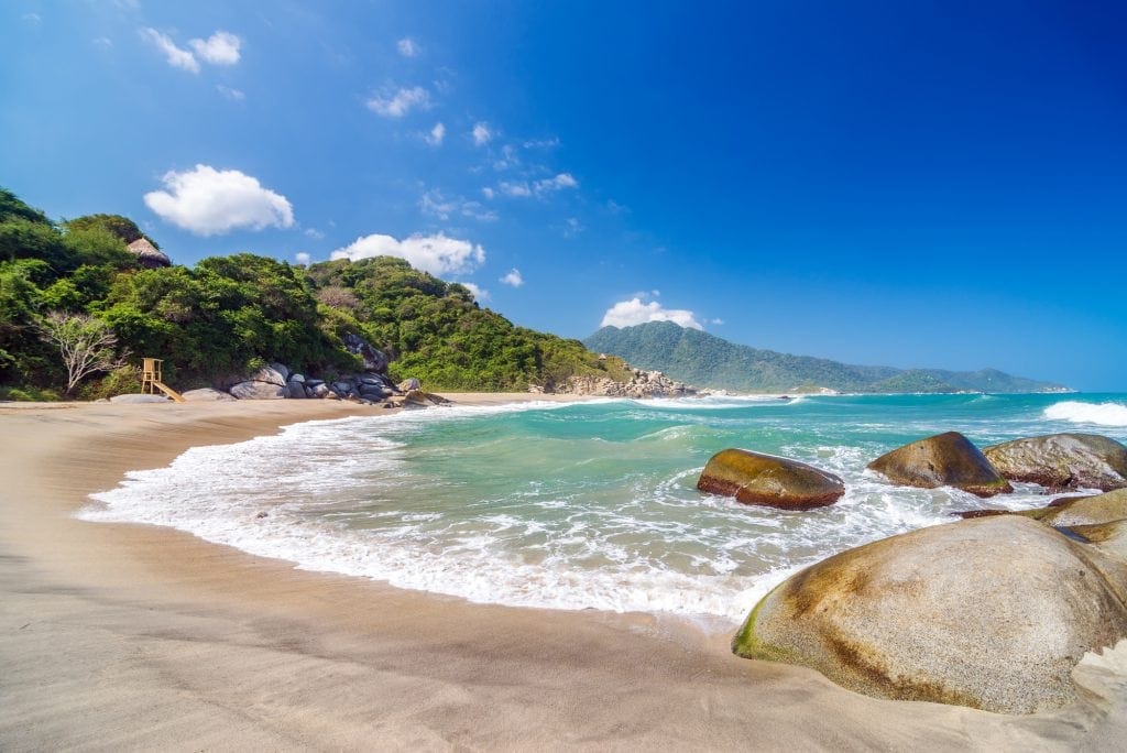 Strand im Tayrona Nationalpark, Kolumbien
