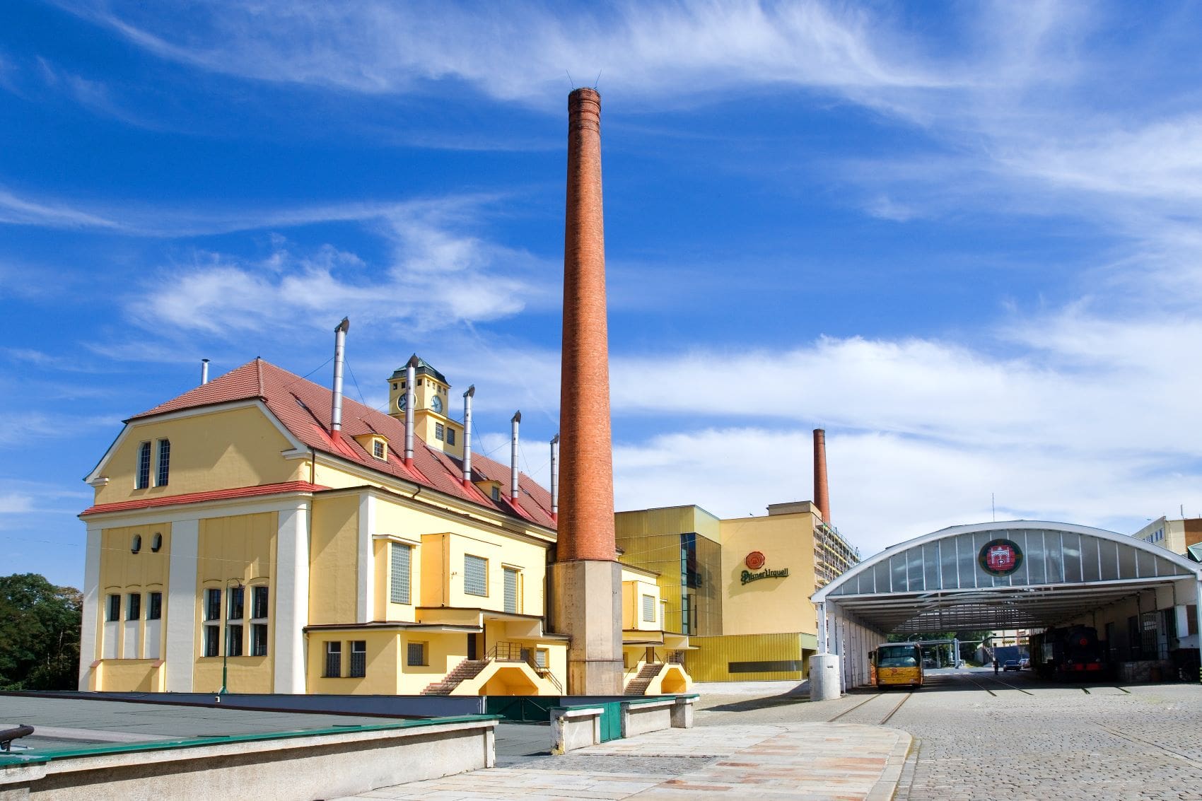 Gebäude Pilsener Urquell Brauerei Pilsen Tschechien 