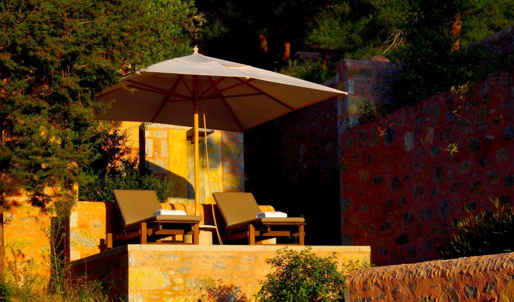 Toll diese eigene Terrasse im Amanruya