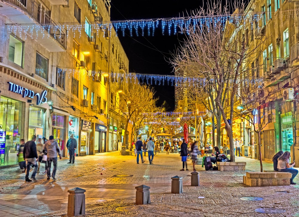 Ben Yehuda Street in Jerusalem