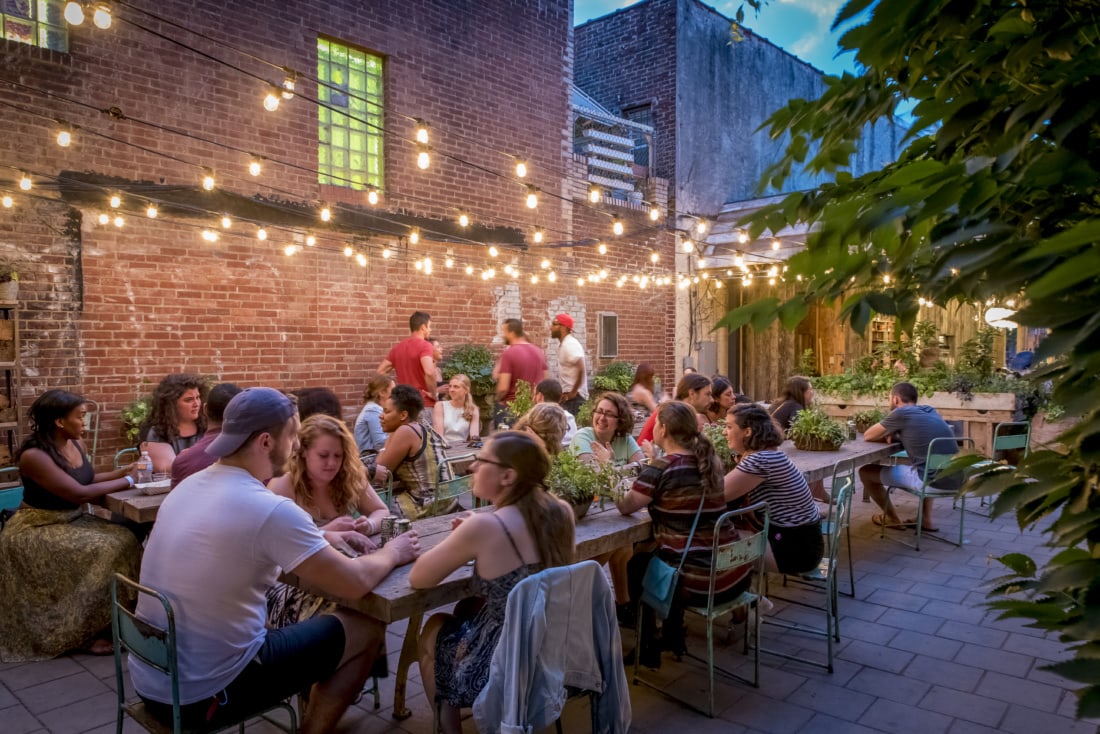 Biergarten in Philadelphia