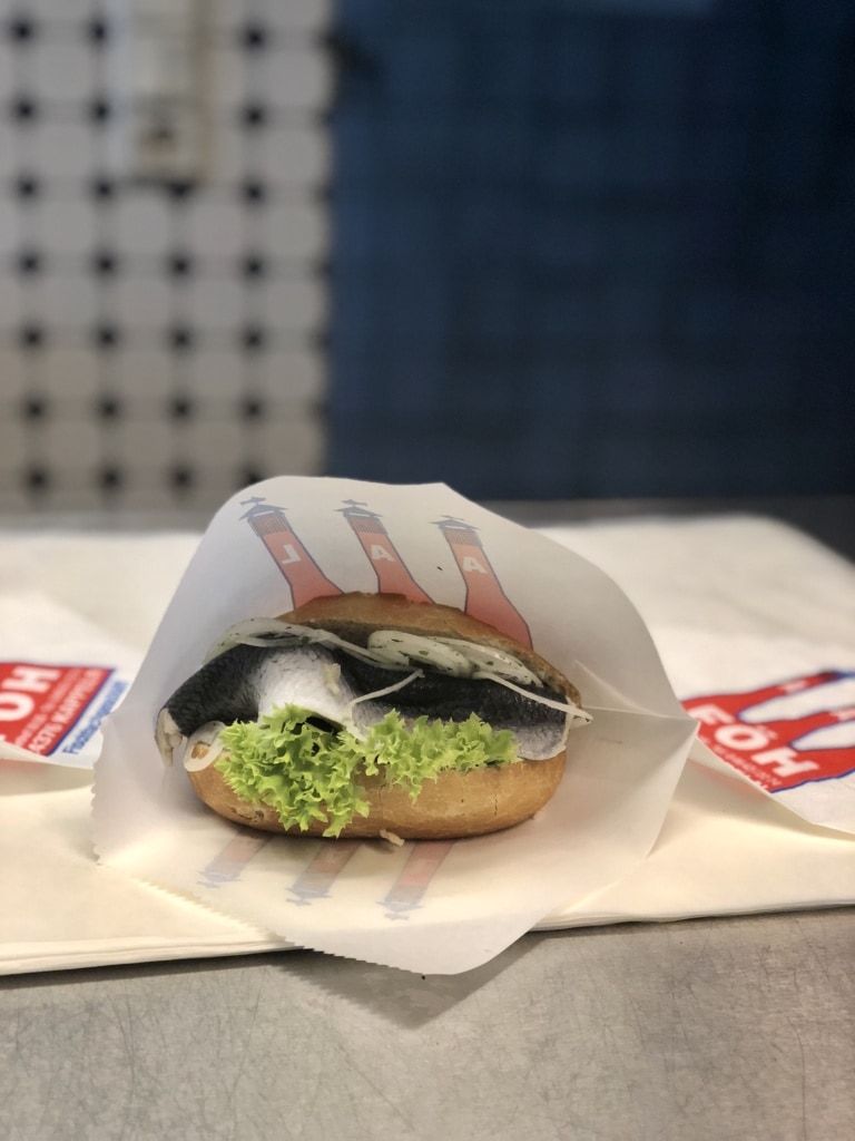 Fischbrötchen in Kappeln an der Schlei