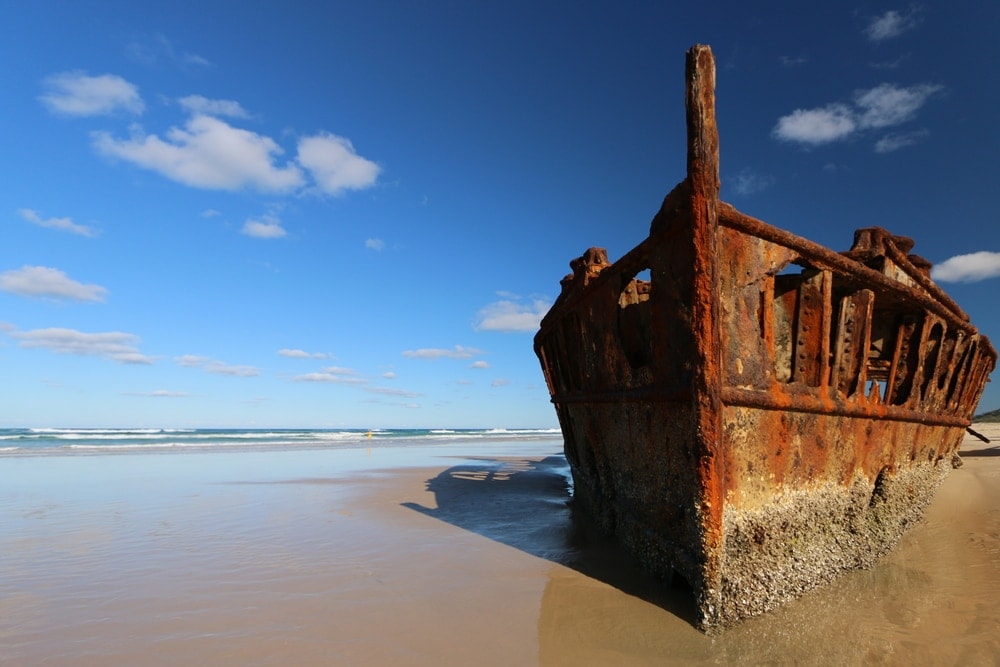 Maheno-Wrack auf Fraser Island