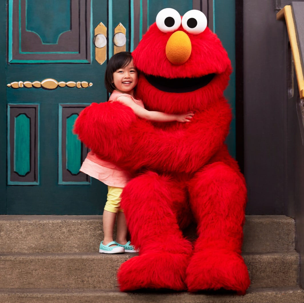 Kind im Sesame Place