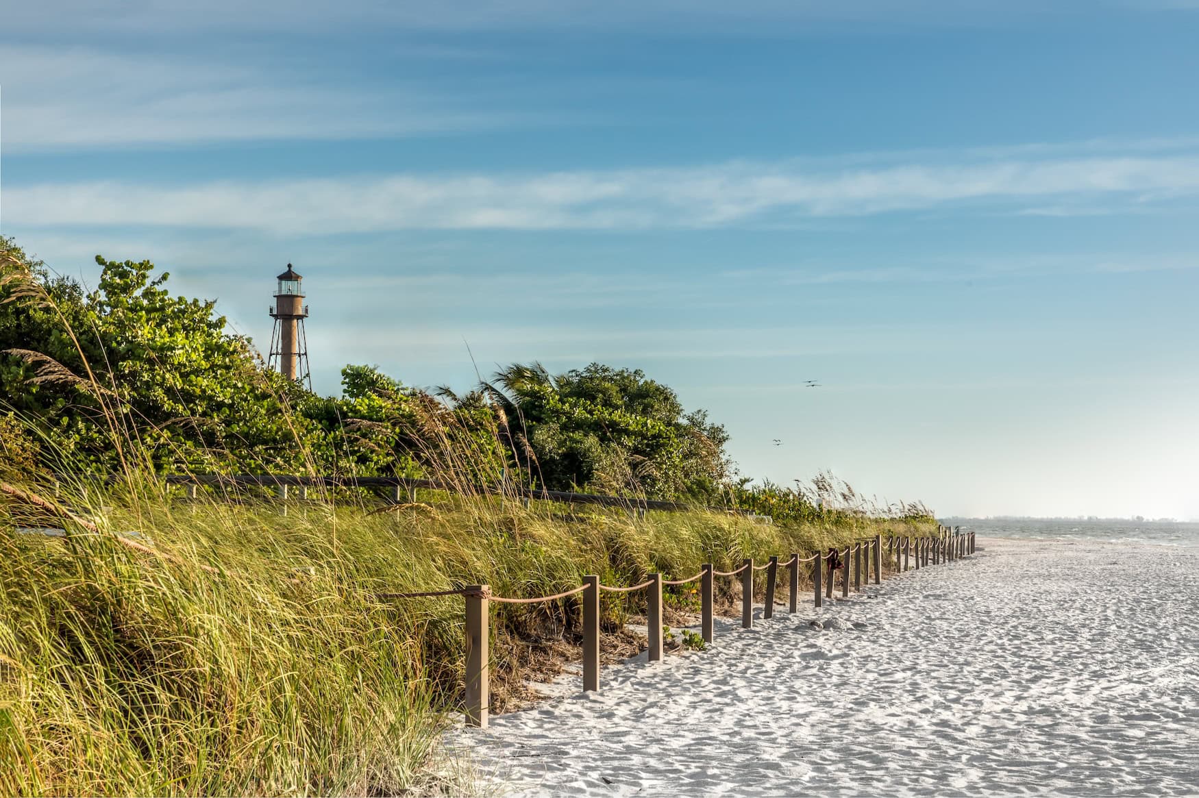 Der Lighthouse Beach auf Sanibel Island.