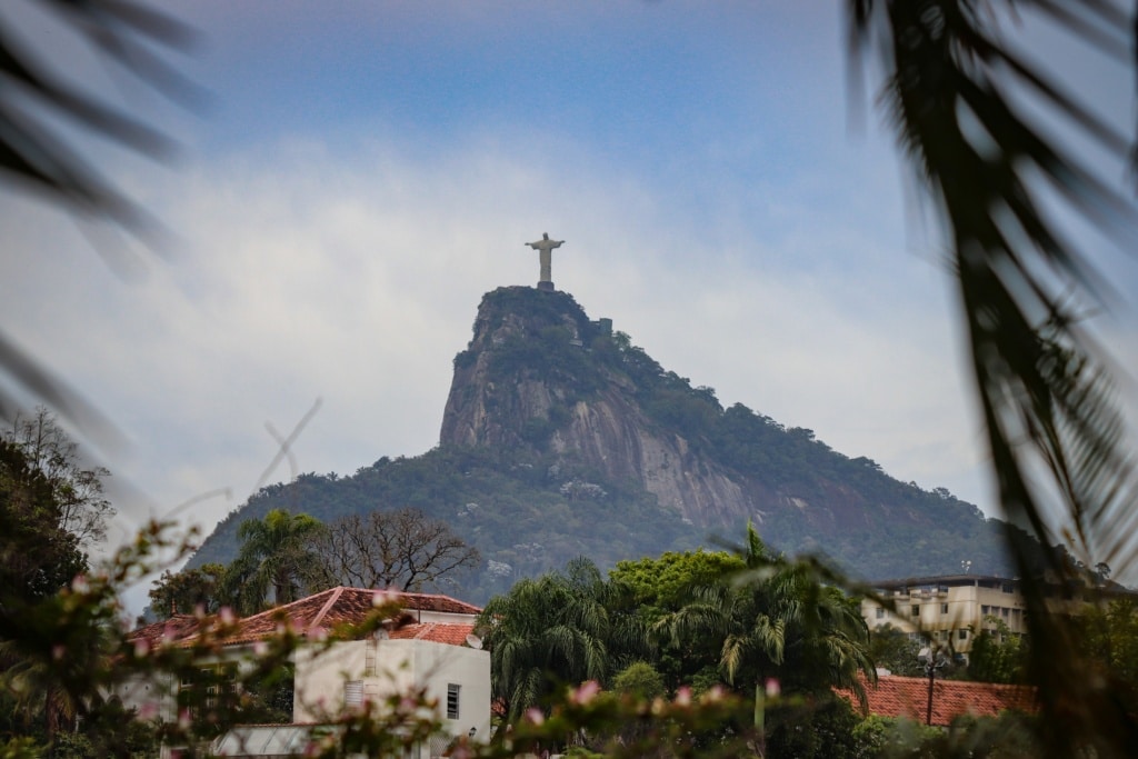 Umrisse der Statue in Rio de Janeiro