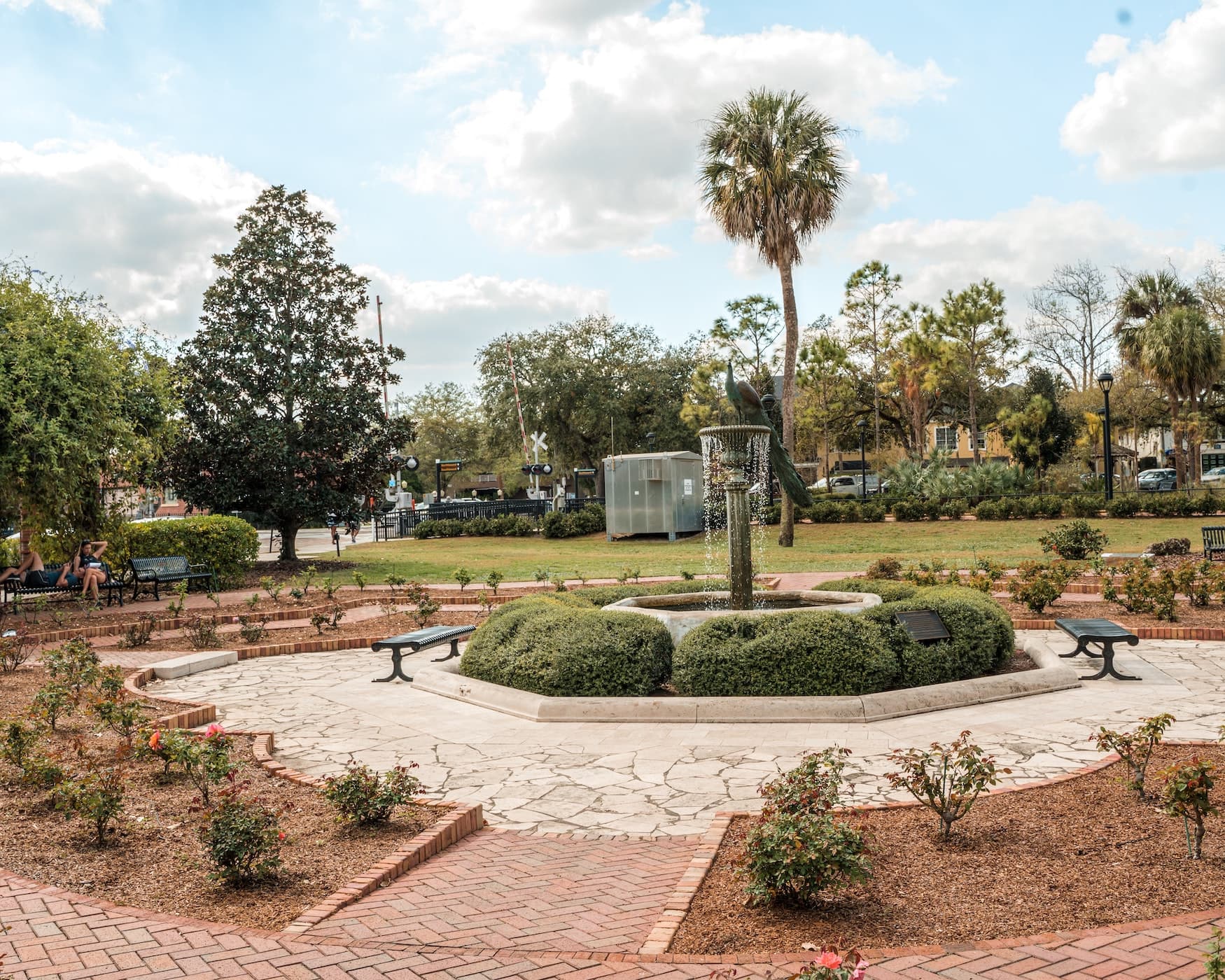 Kleiner Ort Winter Park in Florida 