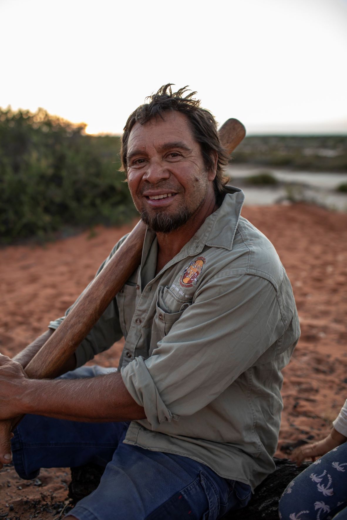 Darren Capewell am Strand 