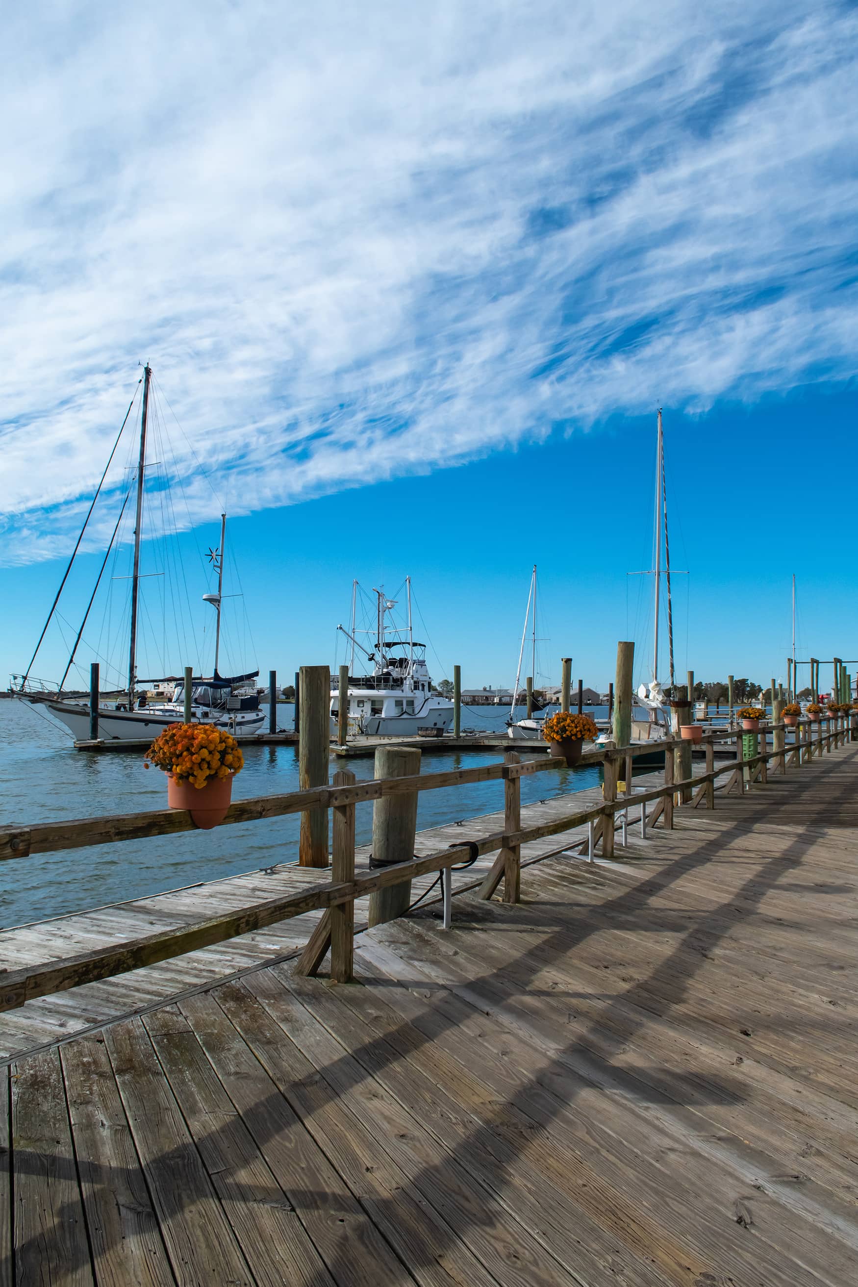 Schiffe in Beaufort, USA