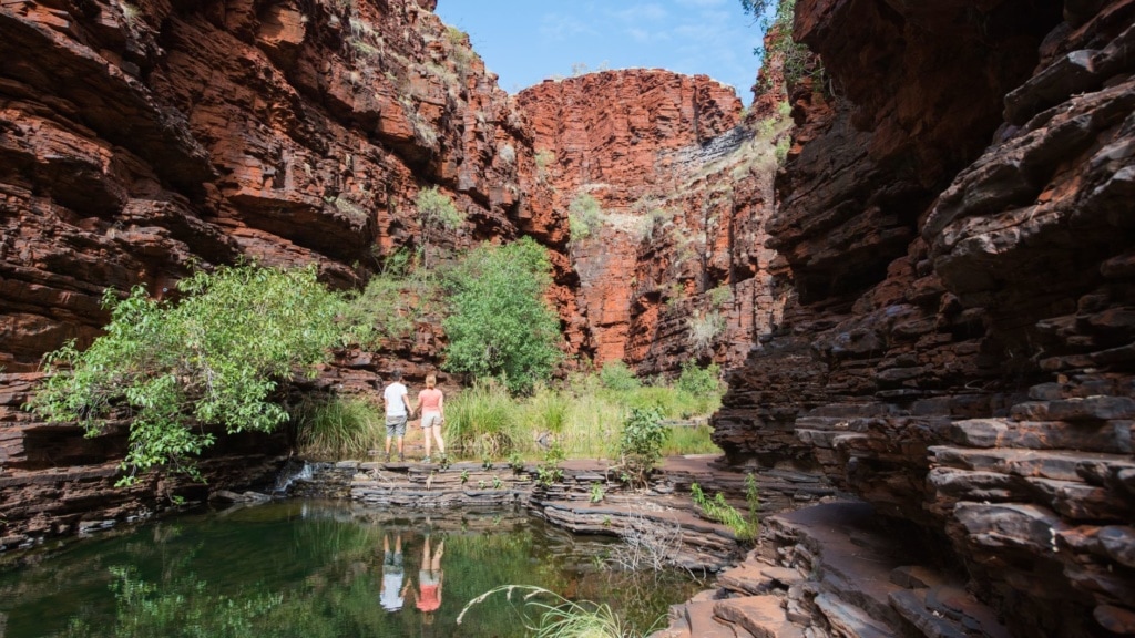 Paar im Karijini National Park