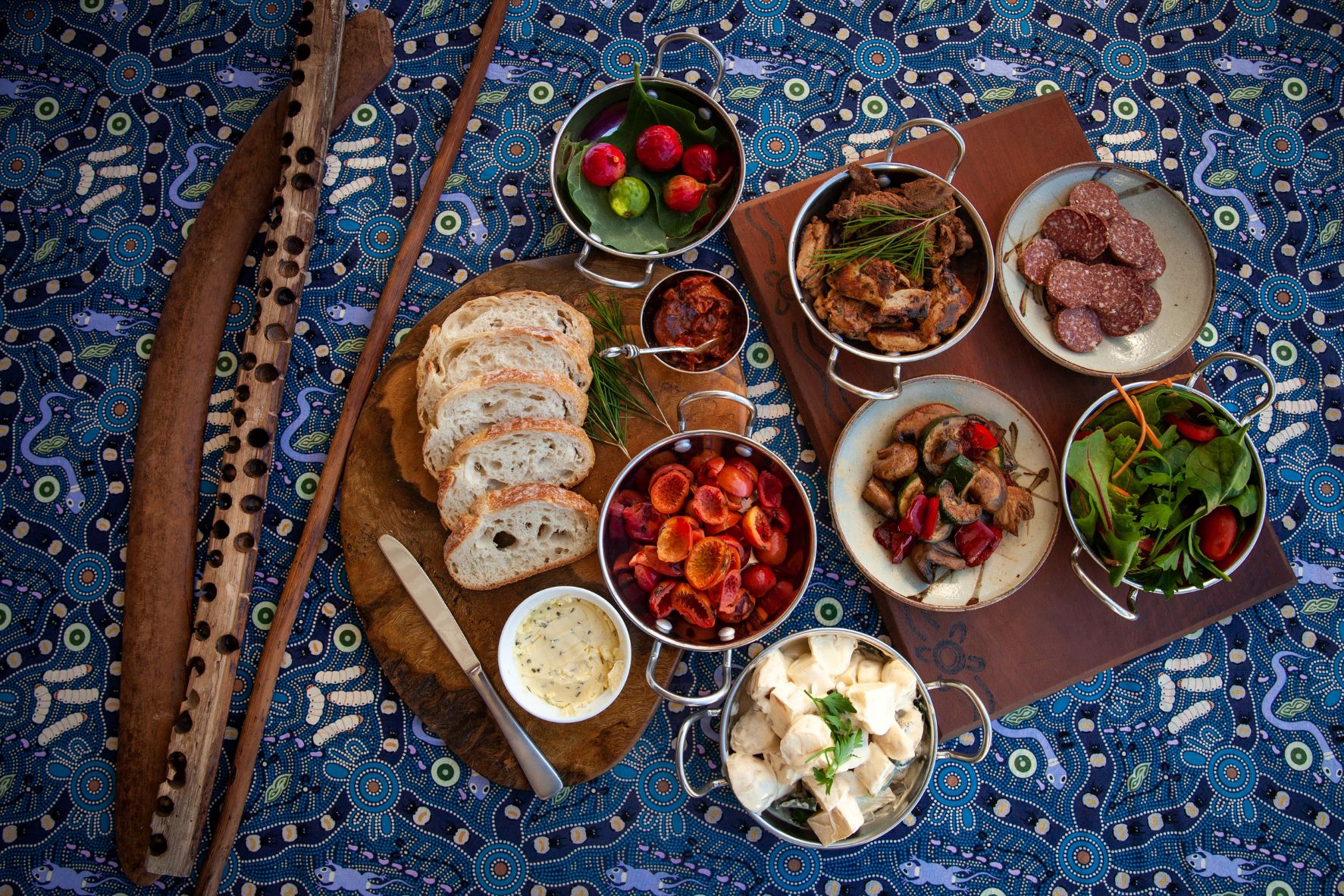 Essen bei den Aboriginal in Westaustralien 