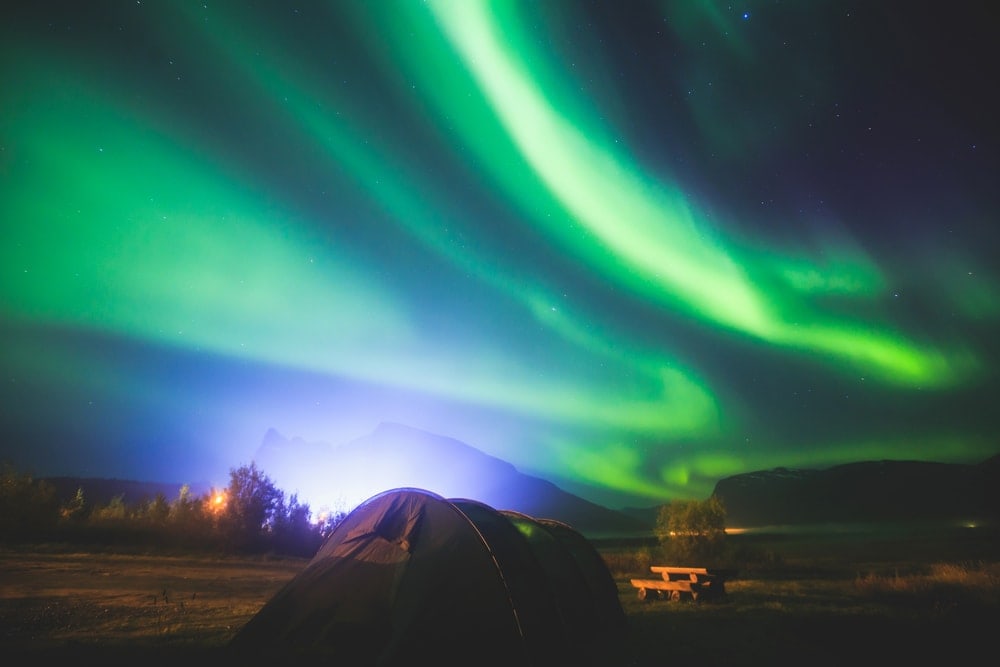 Polarlicht in der Finnmark in Norwegen