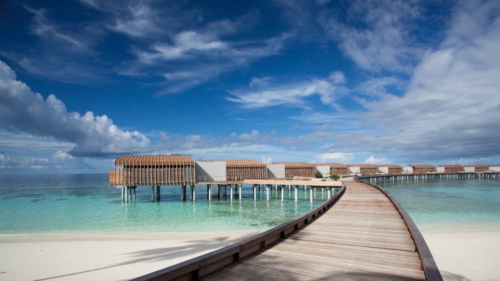 Steg im Luxusresort Park Hyatt Hadahaa