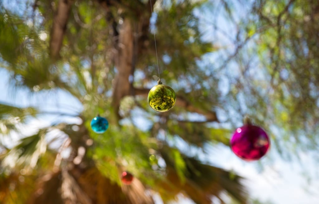 Weihnachtsbaumkugeln in Afrika