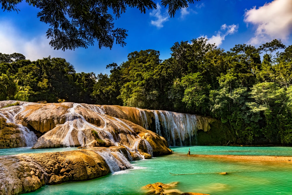 Wasserfall Aqua Azul bei Palenque