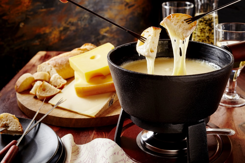 Käse-Fondue in Luzern
