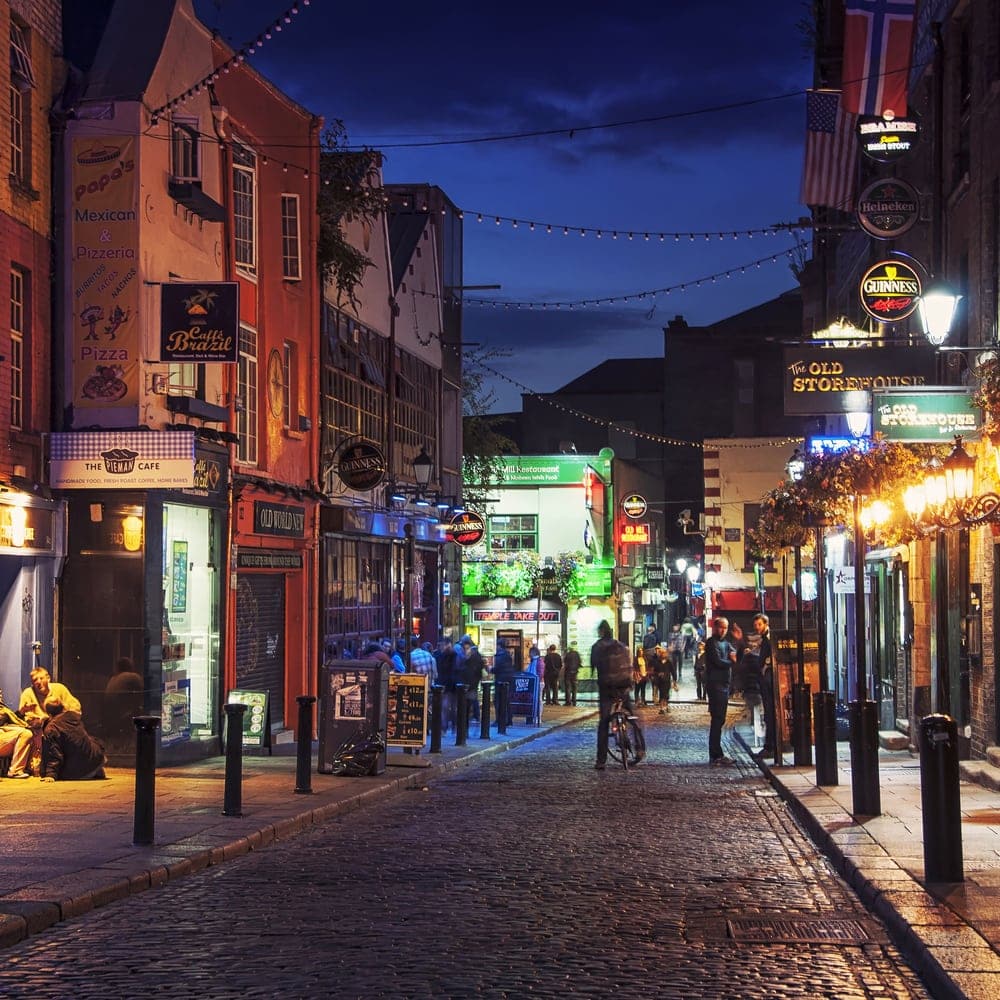 Sehenswürdigkeiten in Dublin: Temple Bar Quarter