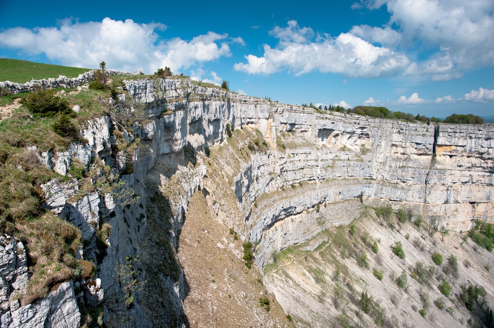 Wandern im Jura: Creux du van Ampitheater