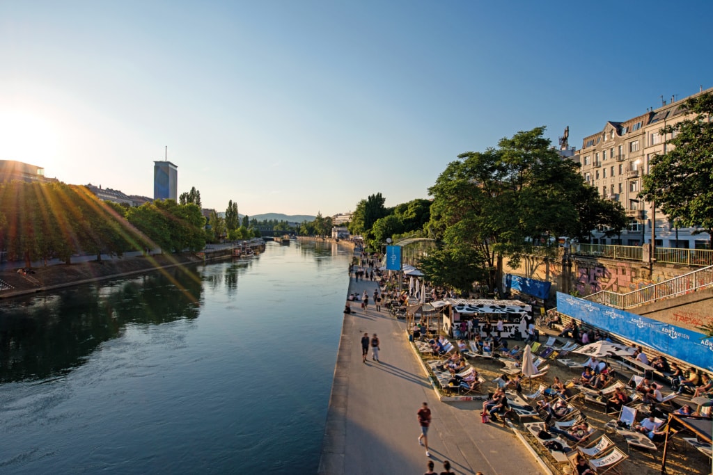 Blick auf das Adria Wien