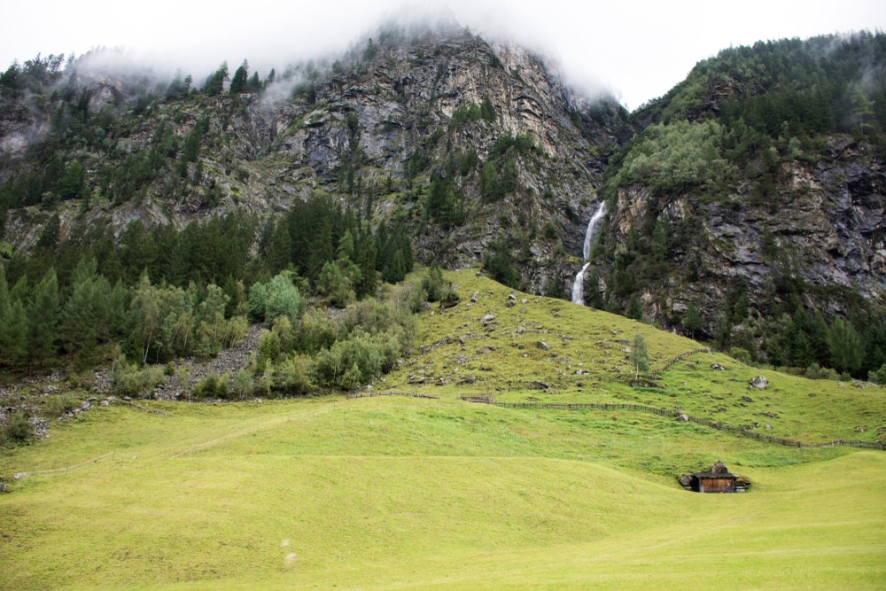 Wasserfall im Kaunergrat Naturpark in Tirol